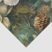 Winterliche Blumen Nahtlose Decoupage Seidenpapier (Ausschnitt)