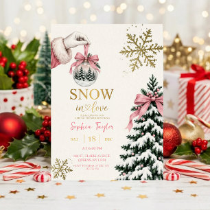 Winterliche Brautparty-Einladung Snow in Love Pi Einladung