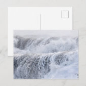 Winterliche Brecher Postkarte (Vorne/Hinten)