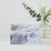 Winterliche Brecher Postkarte (Stehend Vorderseite)