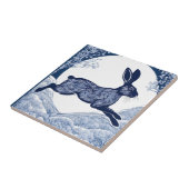 Winterliche Flüstern des magischen Hasen Fliese (Seite)