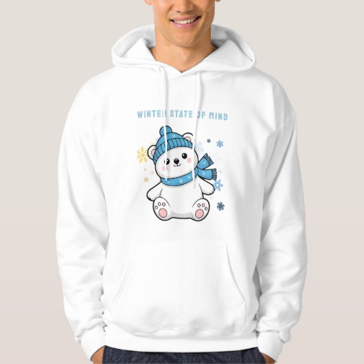 Winterliche Gemütslage - Kalte Ruhe-Edition Hoodie (Vorderseite)