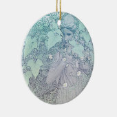 Winterliche Göttin Keramik Ornament (Rechts)