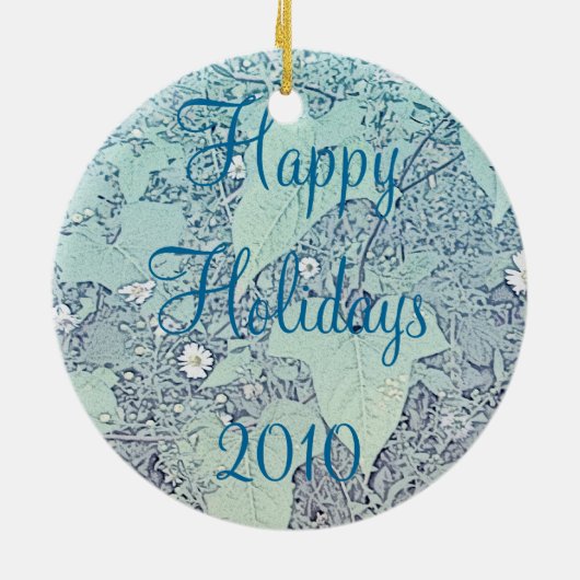 Winterliche Göttin Keramik Ornament (Hinten)