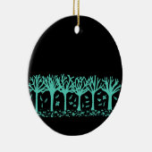 Winterliche Herbstbaum- u. Keramik Ornament (Rechts)