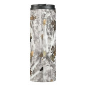 Winterliche Jagdk camouflage-Optik Thermosbecher (Rückseite)