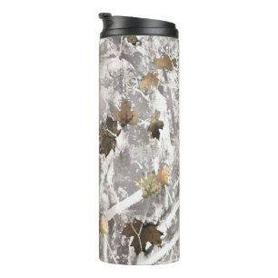Winterliche Jagdk camouflage-Optik Thermosbecher