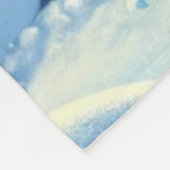Winterliche Laune Fleecedecke (Ecke)