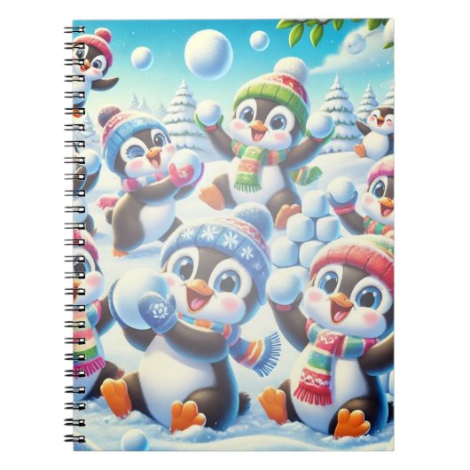 Winterliche Laune Notizblock (Vorderseite)