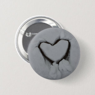 Winterliche Liebe - Schneefeld Button