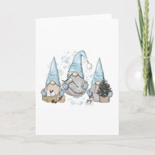 Winterliche nordische Gnome Karte