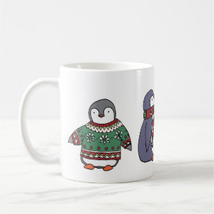 Winterliche Penguins-Tasse Kaffeetasse