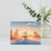 Winterliche Postkarte (Stehend Vorderseite)