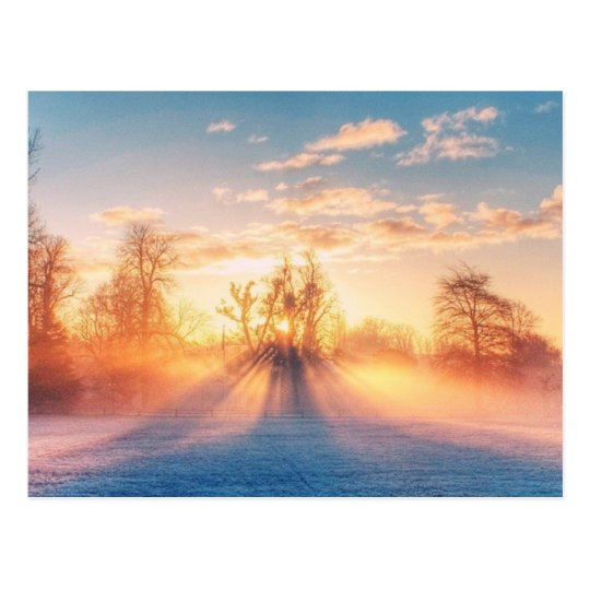Winterliche Postkarte