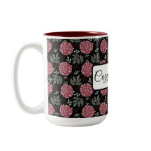 Winterliche Rosen Floraltasse