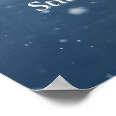 Winterliche Ruhe Kunstprint – „Sanftes Licht in de Poster (Ecke)