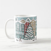 Winterliche Stadtszene Kaffeetasse (Links)