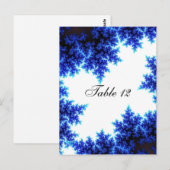 Winterliche Tischplatzierung Postkarte (Vorne/Hinten)