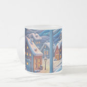 Winterliche Umarmung Mattglastasse (Vorderseite Links)