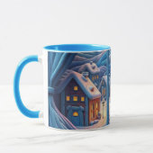 Winterliche Umarmung Tasse (Links)