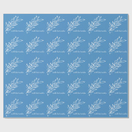 Winterliche Vintage-Botanik. Geschenkpapier