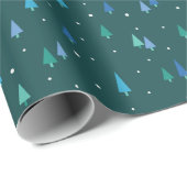 Winterliche Wälder von Primary.com Geschenkpapier (Rolleneckpunkt)