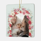 winterliche Weihnachtsfeiertage 2 Foto 1 Weihnacht Keramikornament (Links)