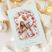 winterliche Weihnachtsfeiertage Feiertagskarte