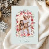 winterliche Weihnachtsfeiertage Feiertagskarte