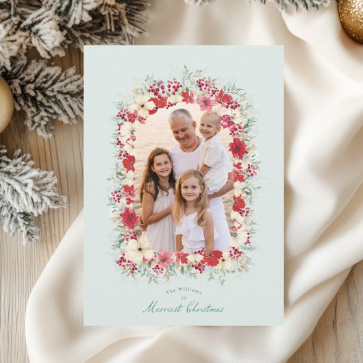 winterliche Weihnachtsfeiertage Feiertagskarte