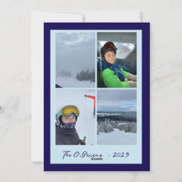 Winterliche Weihnachtskarte Feiertagskarte
