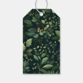 Winterliche Weihnachtsschokoladen-Mischung Geschenkanhänger (Rückseite)