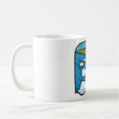 Winterlicher Fluss mit Eisschollen Kaffeetasse (Links)