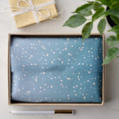 Winterlicher gemütlicher Schneemann Seidenpapier (Geschenk)