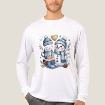 Winterlicher gemütlicher Schneemann