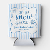 Winterlicher Junggeselinnen-Abschied bis zum Schne Dosenkühler (Vorderseite)