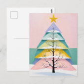 Winterlicher Pastellglanz Postkarte (Vorne/Hinten)