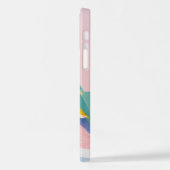 Winterlicher Pastellschimmer iPhone Hülle (Linke Seite)