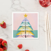 Winterlicher Pastellschimmer Serviette (Beispiel)