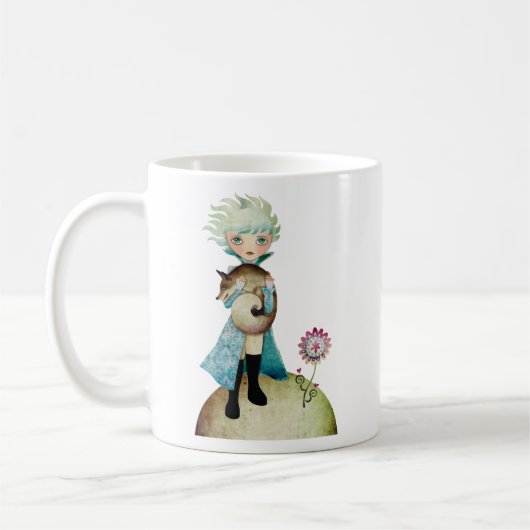 Winterlicher Prinz Mug Kaffeetasse (Links)