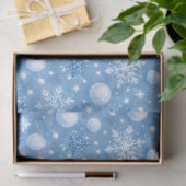 Winterlicher Schnee Seidenpapier (Geschenk)