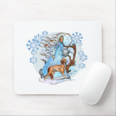 Winterlicher Spaziergang Mousepad (Mit Mouse)