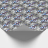 Winterlicher Weihnachtsbaum Geschenkpapier (Ecke)