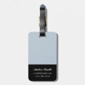 Winterliches 2011 gepäckanhänger (Rückseite vertikal)