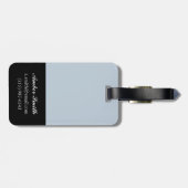 Winterliches 2011 gepäckanhänger (Rückseite horizontal)