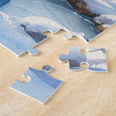Winterliches Seebild-Puzzle Puzzle (Seite)