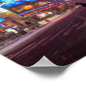 Winterliches Times Square Poster (Ecke)