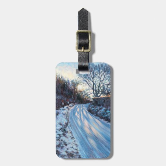 Winterlicht Gepäckanhänger (Vorderseite vertikal)