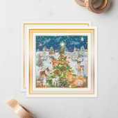 Winterlicht Mitteilungskarte (Vorderseite/Rückseite Beispiel)