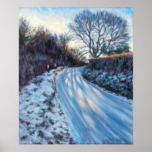 Winterlicht Poster (Vorne)